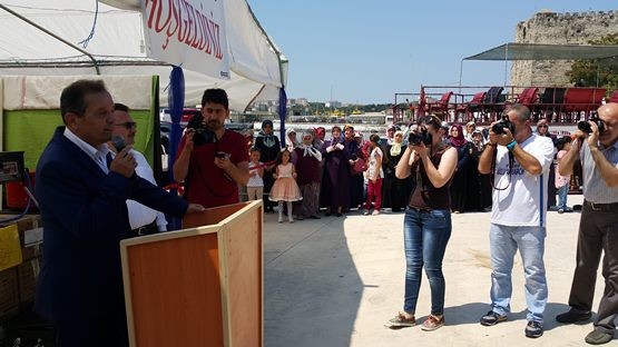 Törende konuşan Belediye Başkanı Baki Ergül, kermes organizasyonunu gerçekleştiren ekibe teşekkür etti.