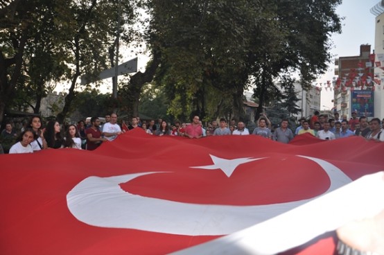 Sinop'ta teröre lanet yağdı