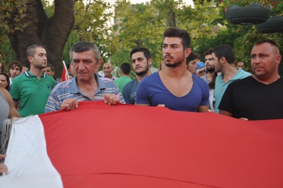 Sinop'ta teröre lanet yağdı