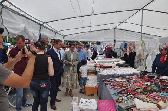 Sinop'un hayır çarşısı törenle açıldı