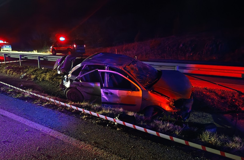 Aa 20251115 39718804 39718802 Corumda Devrilen Otomobildeki 1 Kisi Oldu 2 Kisi Yaralandi (1)