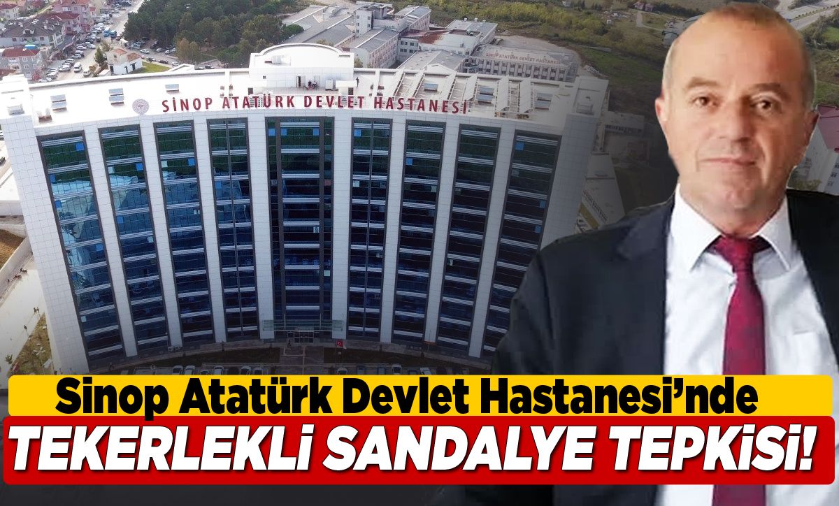 Sinop'ta hasta yakınından hastane yönetimine tepki!