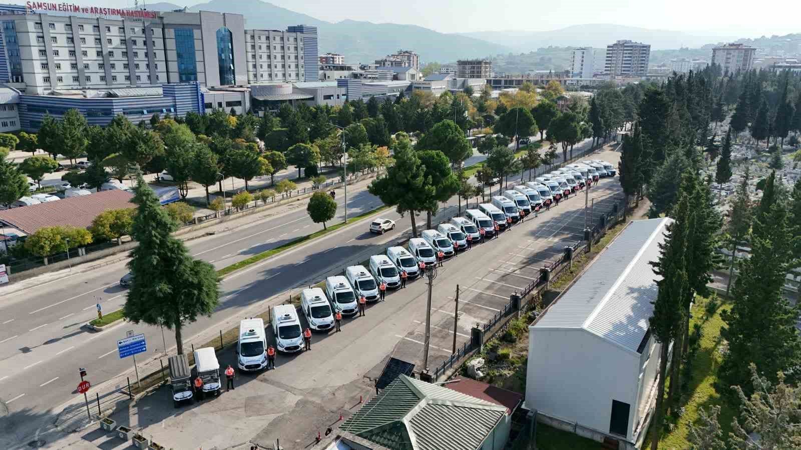 Acılı günlerde kesintisiz destek: 29 araçla 7/24 hizmet