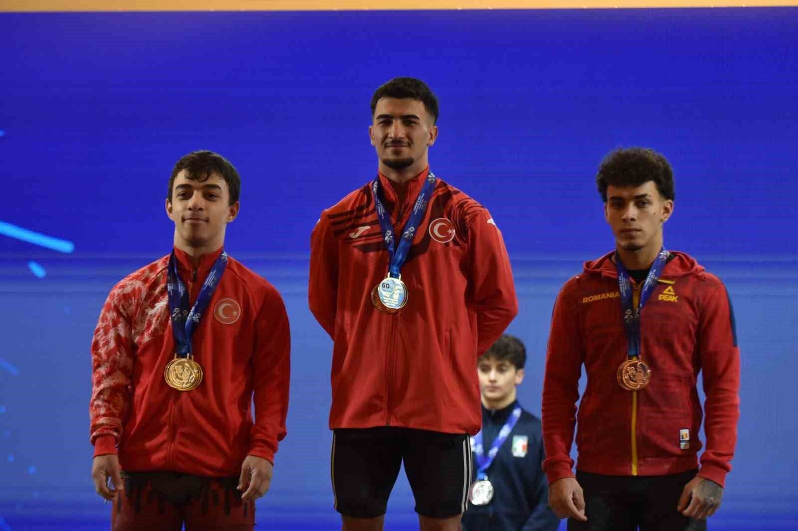 Avrupa Halter Şampiyonası'nda Bartın'a 5 madalya