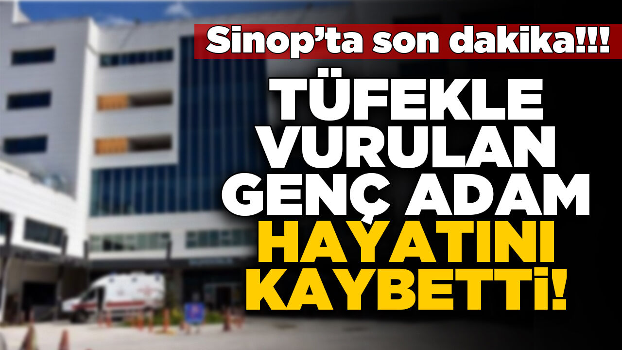 Tüfek patladı, genç adam öldü