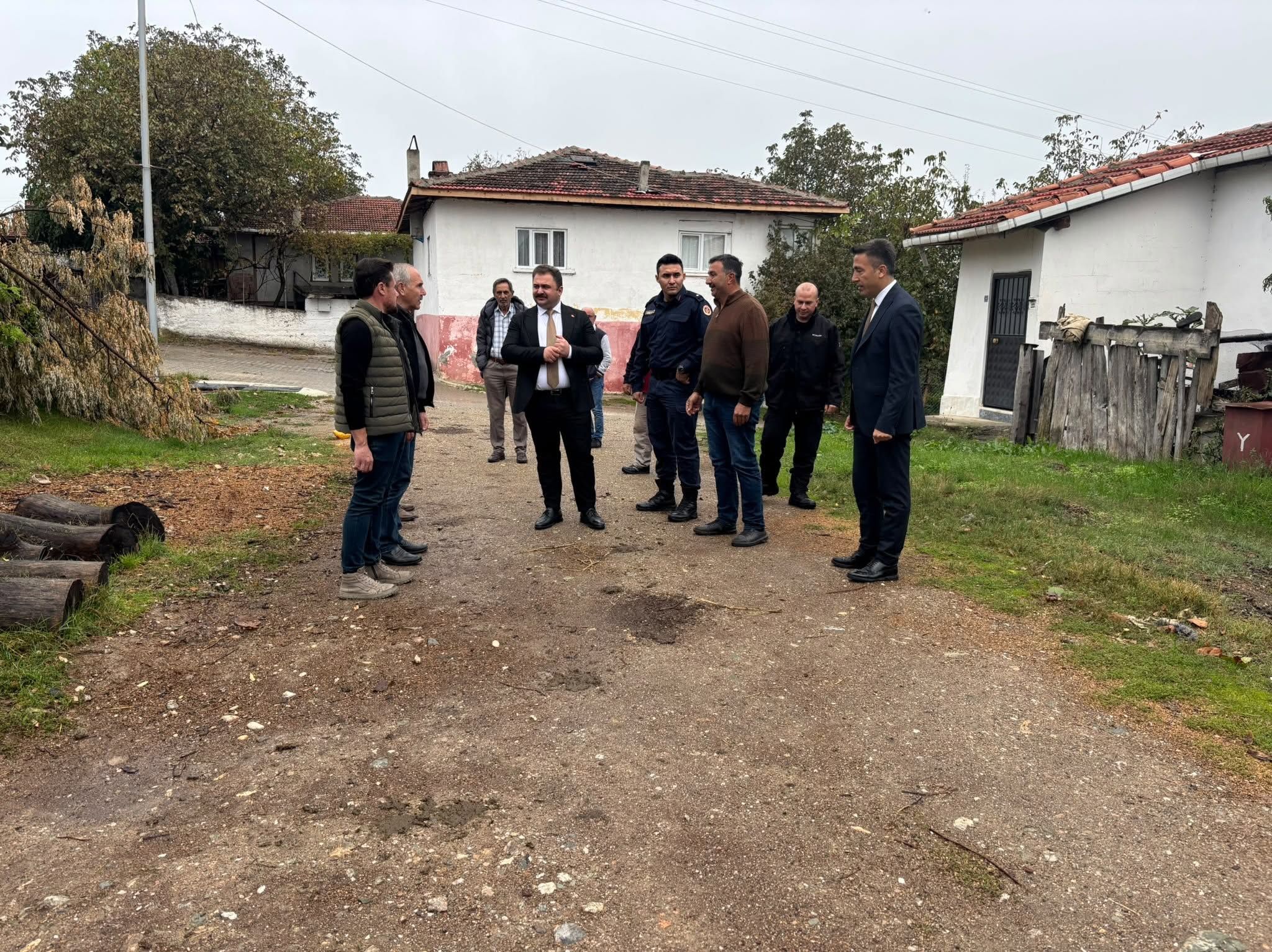 Saraydüzü’nde üç köy için parke yol incelemesi