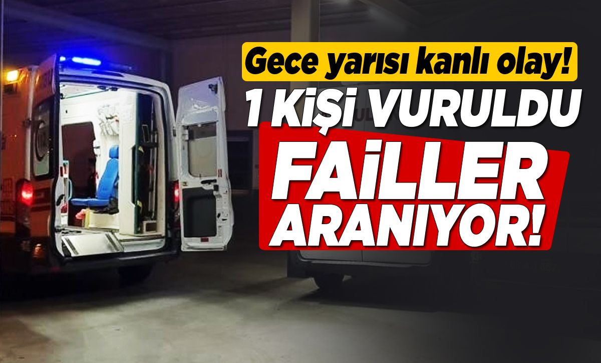 Gece yarısı kanlı olay! Ekipler harekete geçti